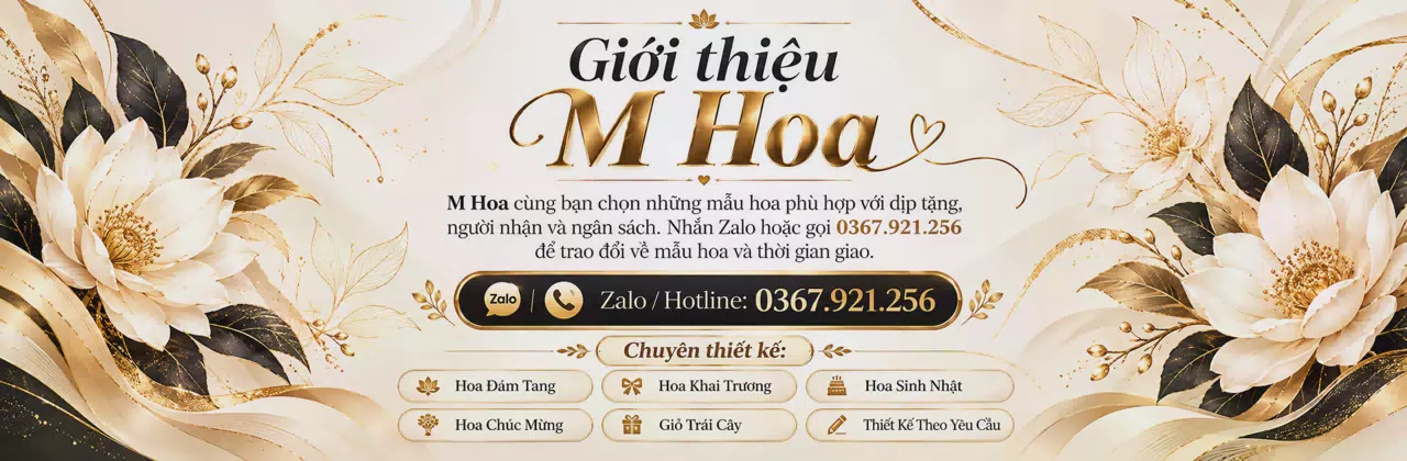 Ảnh bìa Shop hoa tươi Tân Phú - Một món hoa, nhiều điều muốn nói